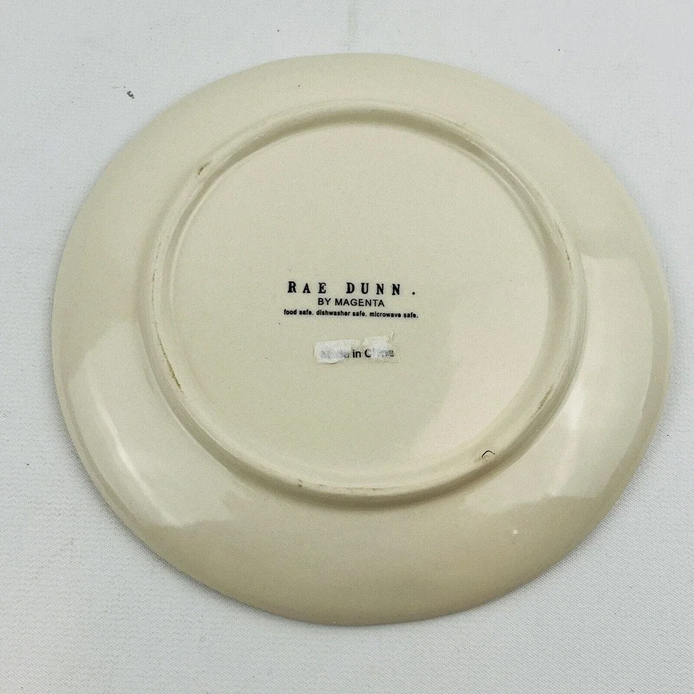 Rae Dunn Stitched Fruit Green‎ Apple 6